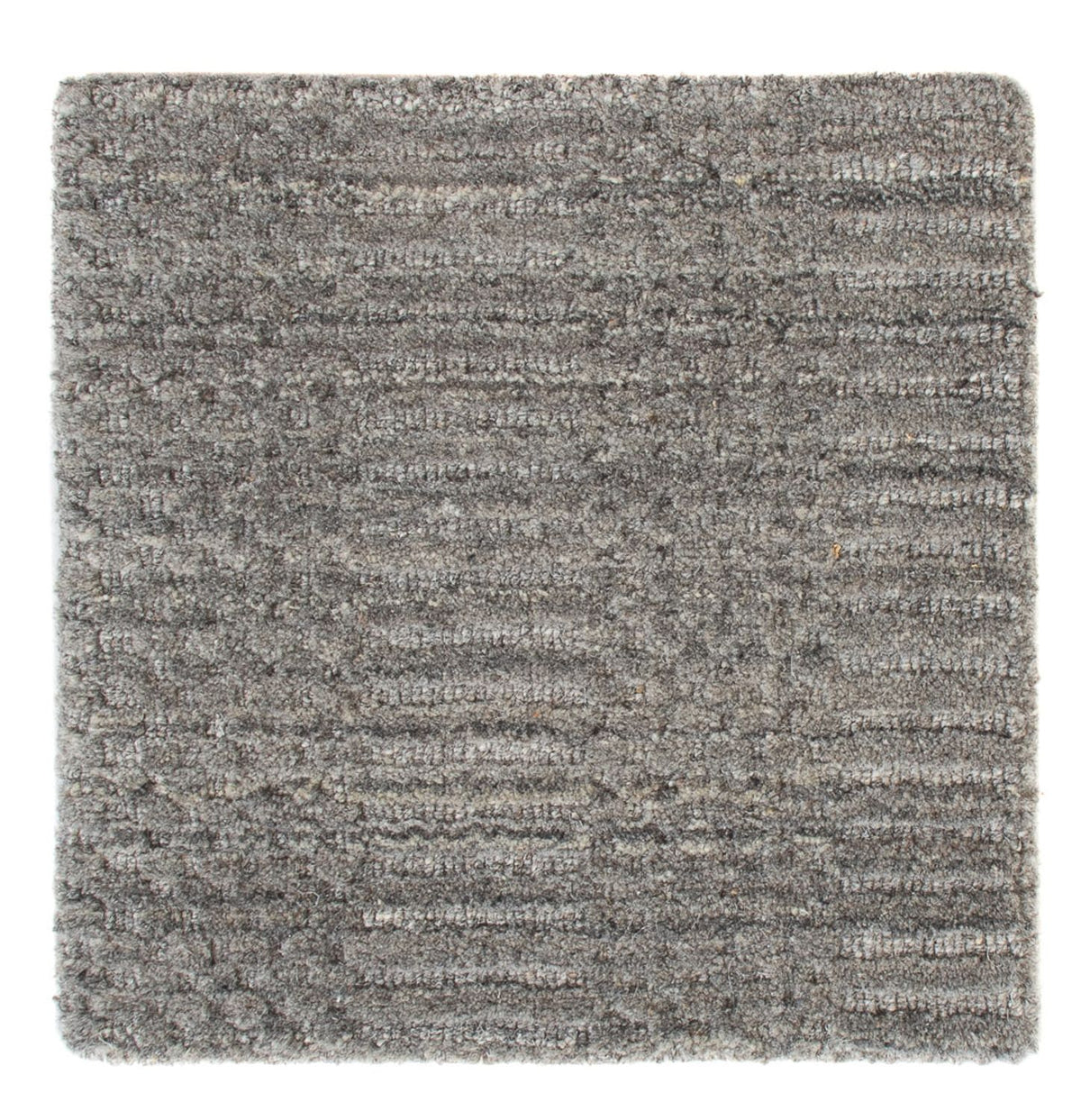 Wool Rug square  - 30 x 30 cm - grey