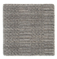 Wool Rug square  - 30 x 30 cm - grey