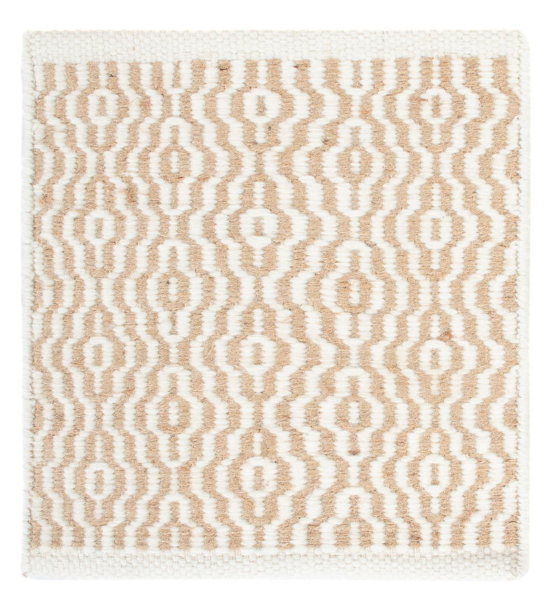 Wool Rug square  - 35 x 32 cm - beige
