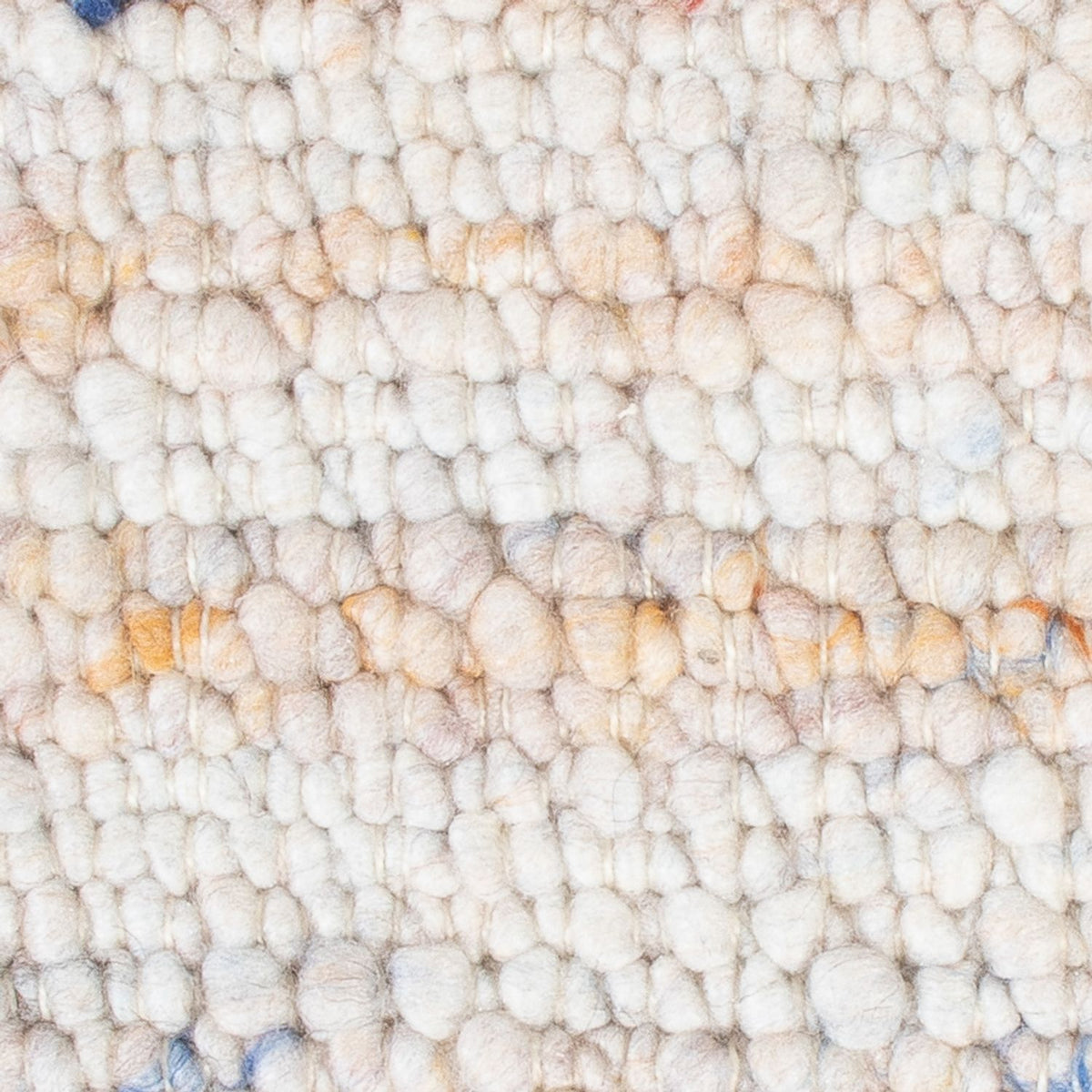 Wool Rug square  - 35 x 32 cm - multicolored