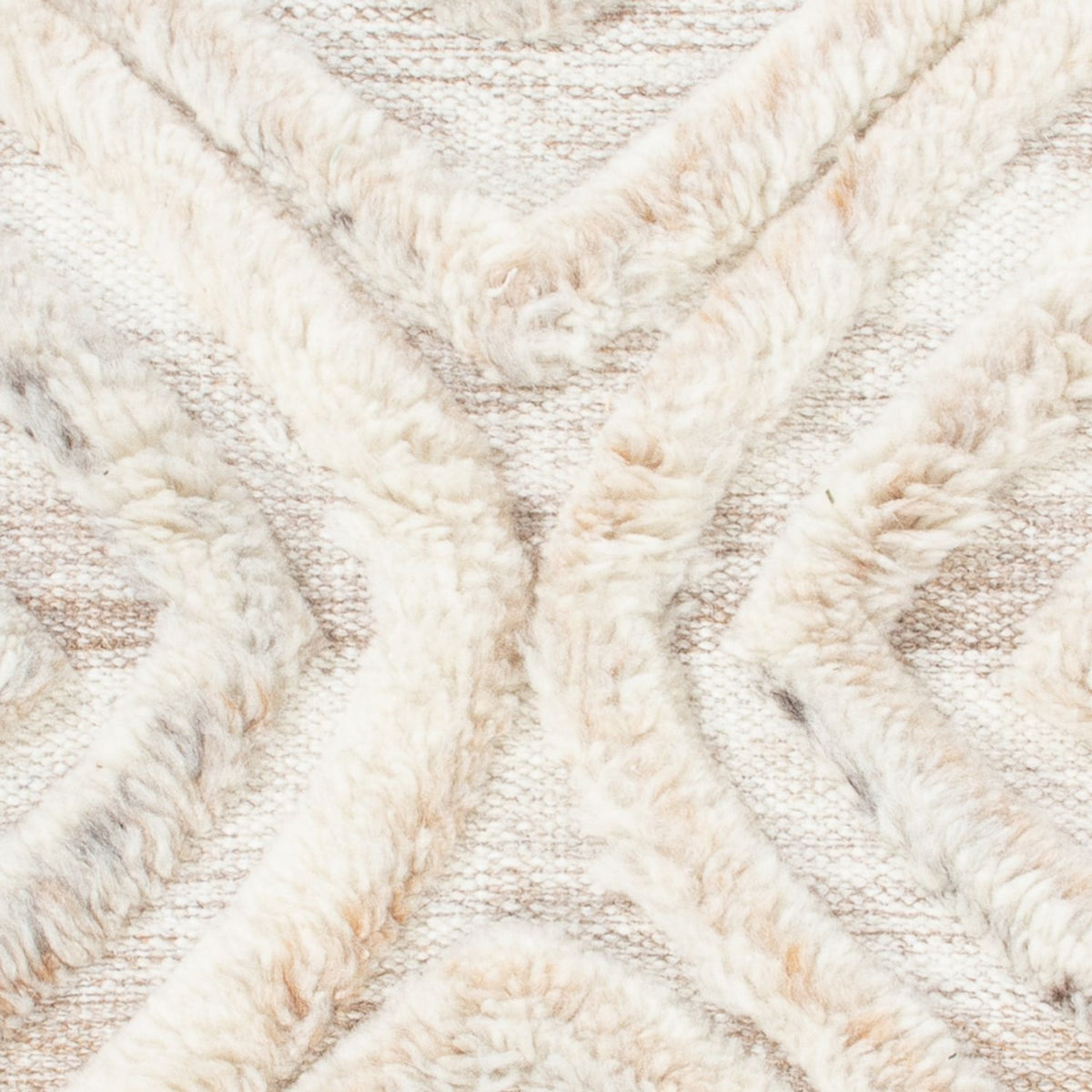 Wool Rug - 90 x 60 cm - beige