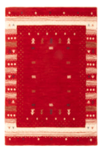 Gabbeh Rug - Loribaft Softy - 90 x 60 cm - red