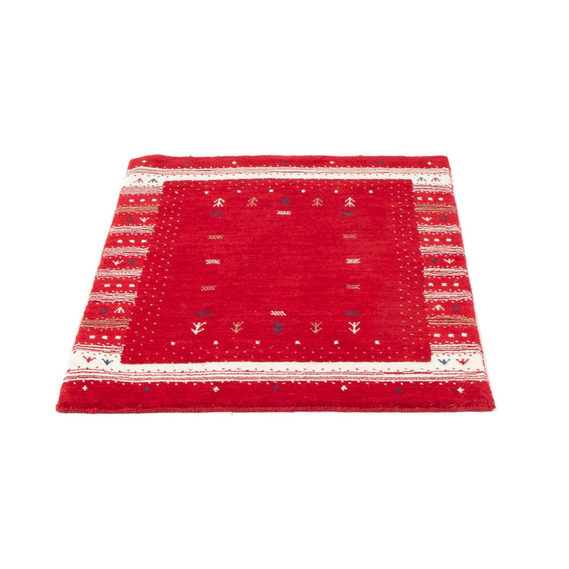 Gabbeh Rug - Loribaft Softy - 90 x 60 cm - red