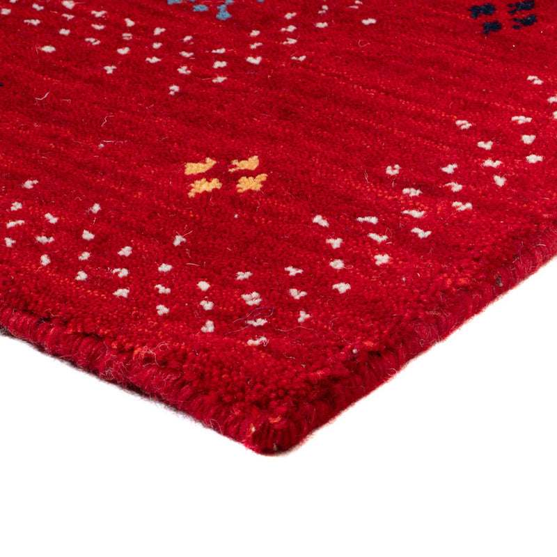 Gabbeh Rug - Loribaft Softy - 90 x 60 cm - red