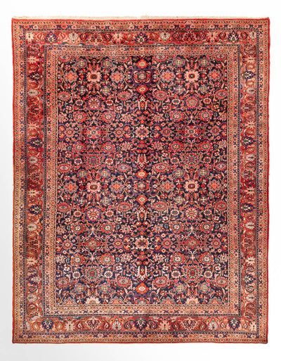Nahavand Rug 250x300cm - Persian Rugs - dark red