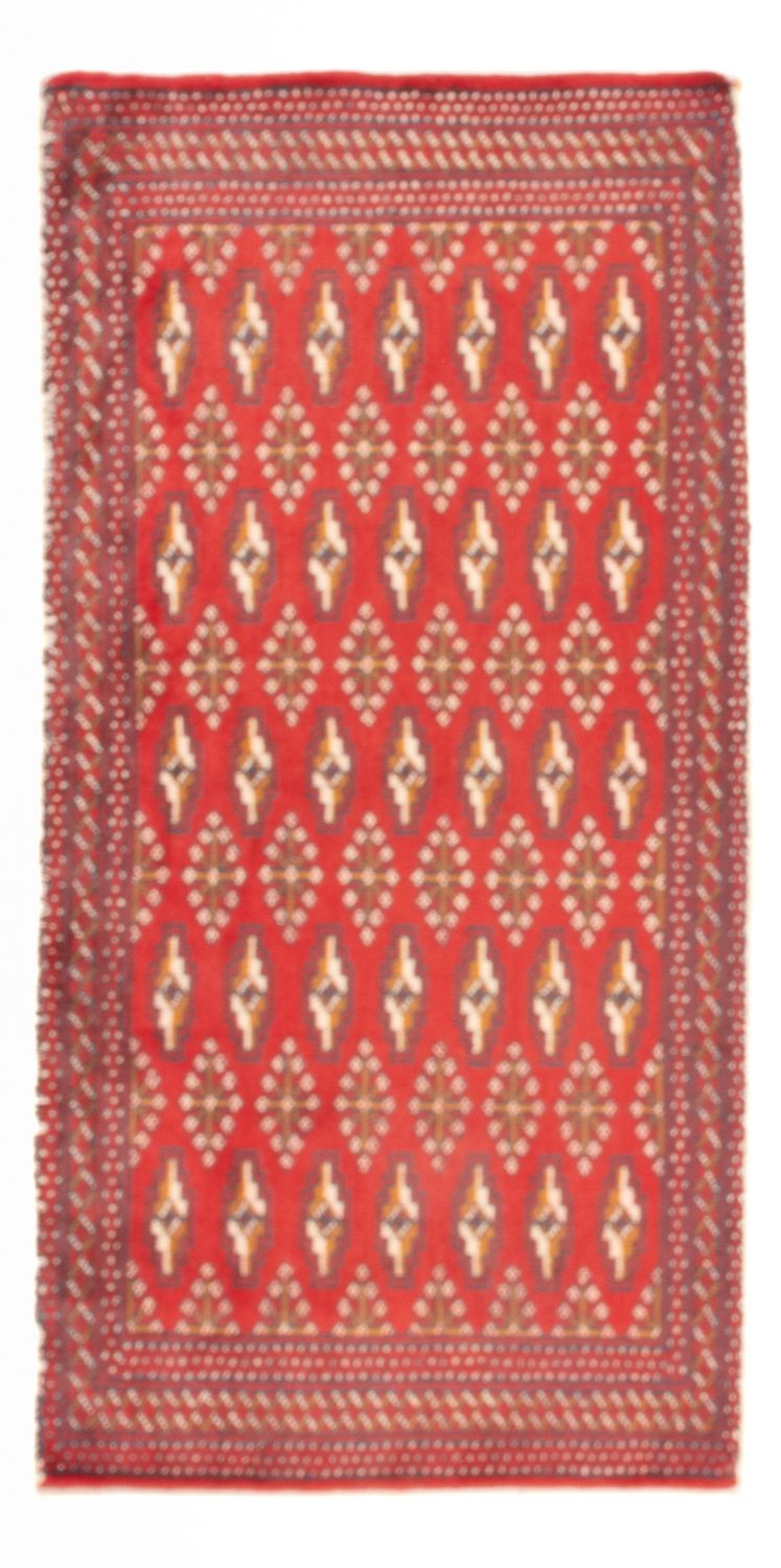 Turkaman Rug - 130 x 62 cm - red