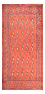 Turkaman Rug - 130 x 60 cm - light red