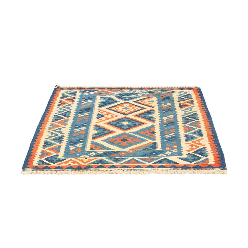 Kelim Rug - Oriental square  - 103 x 103 cm - multicolored