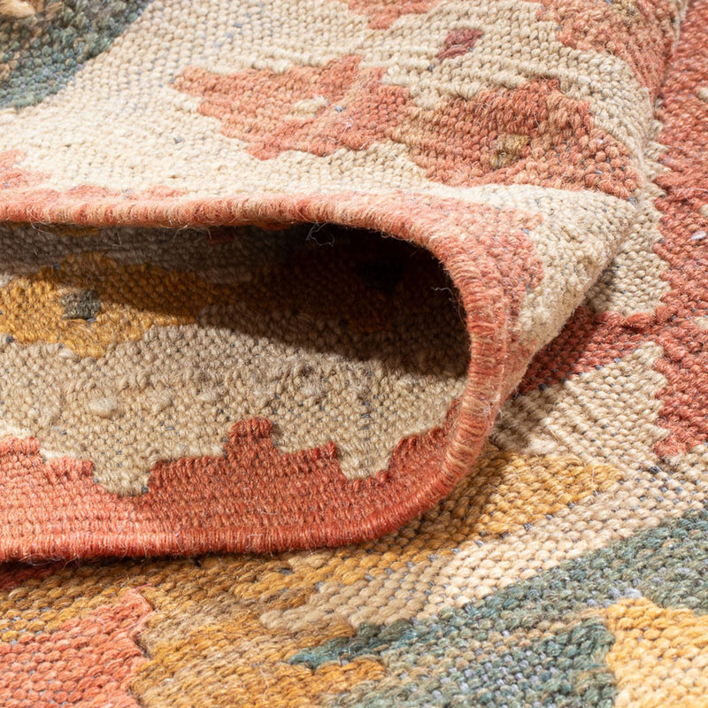 Runner Kelim Rug - Splash - 315 x 95 cm - light beige