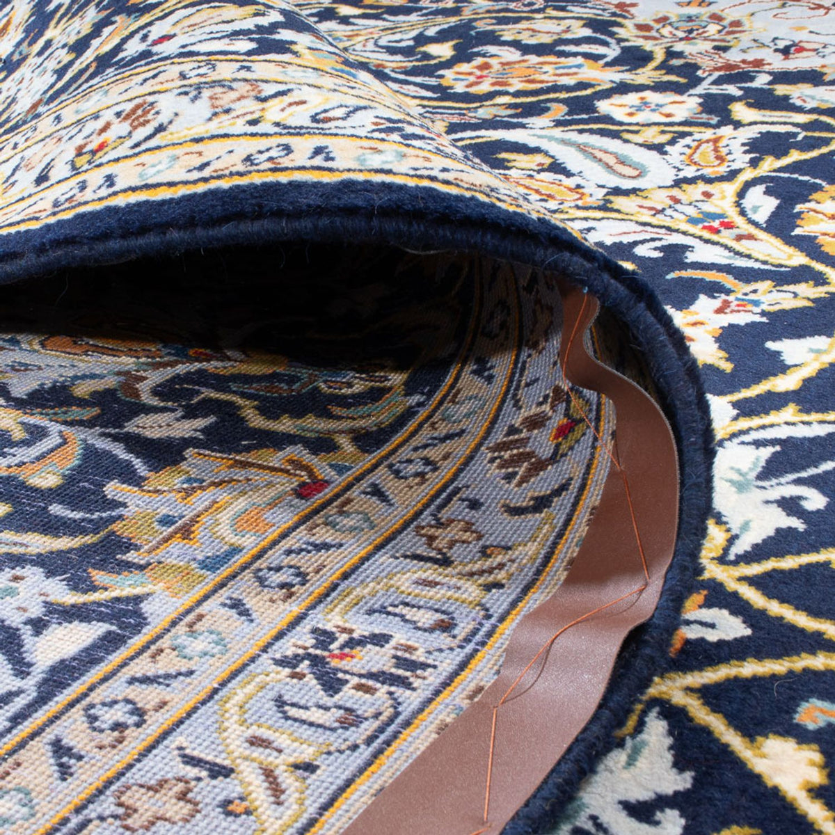 Perser Rug - Keshan - 425 x 307 cm - dark blue