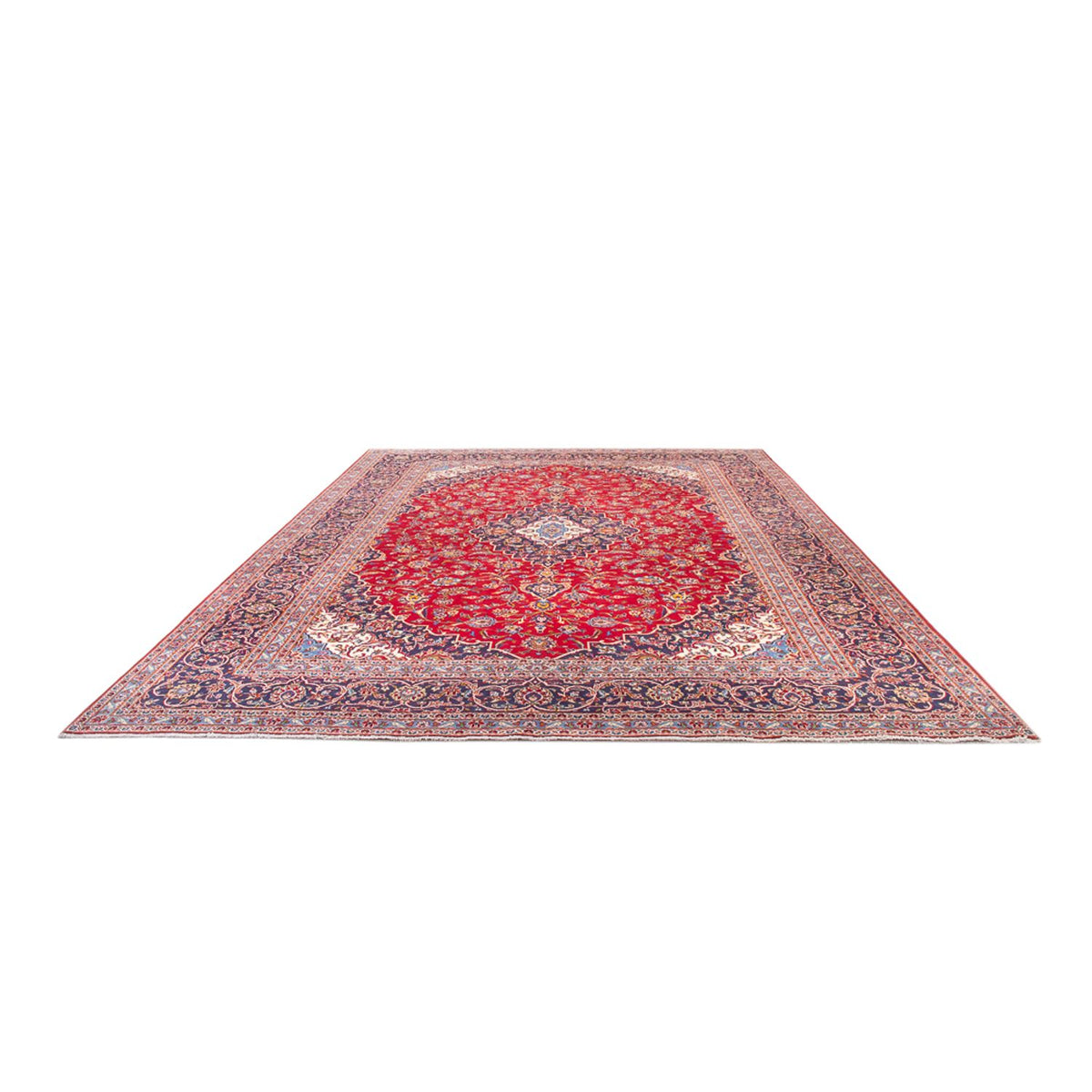 Perser Rug - Keshan - 390 x 295 cm - red