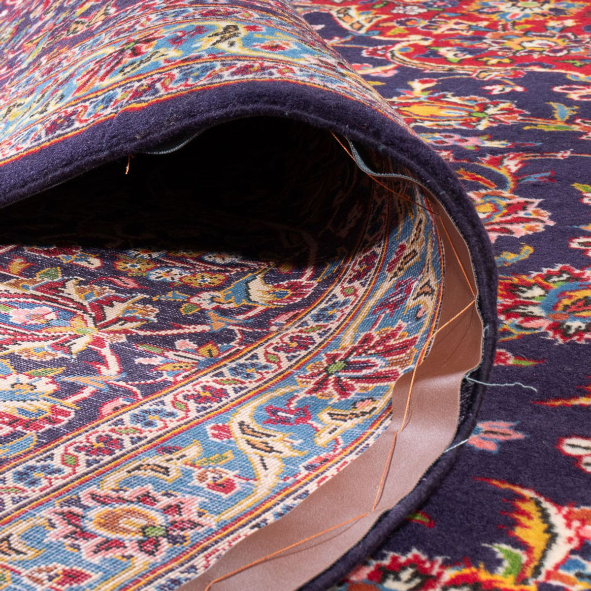 Perser Rug - Keshan - 395 x 300 cm - dark blue