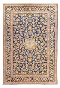 Perser Rug - Keshan - 402 x 288 cm - dark blue