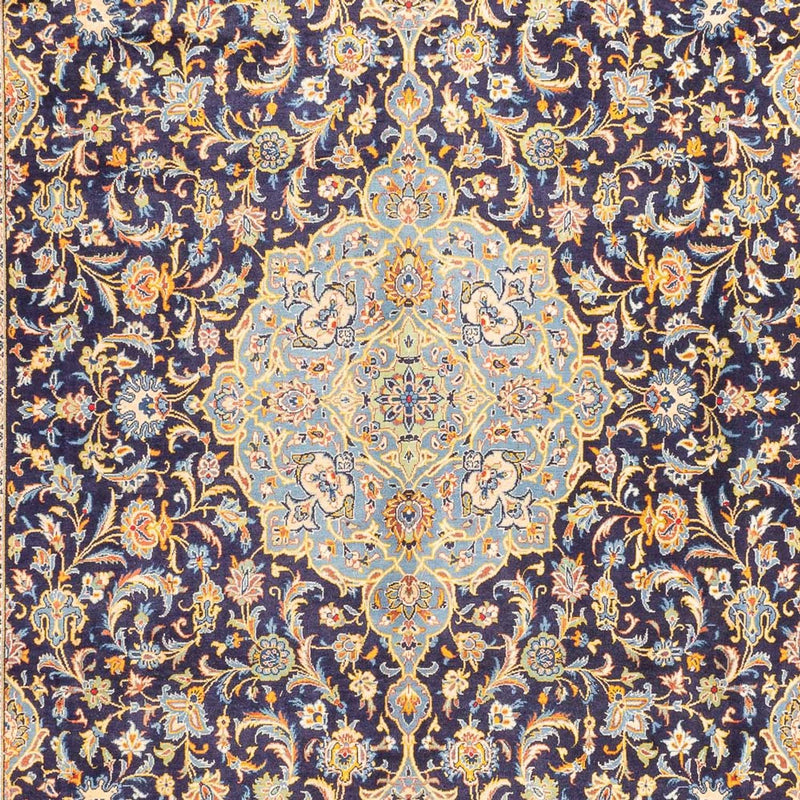 Perser Rug - Keshan square  - 410 x 395 cm - dark blue