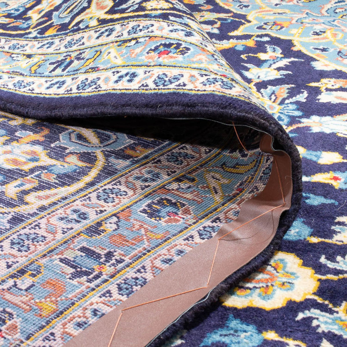 Perser Rug - Keshan square  - 410 x 395 cm - dark blue