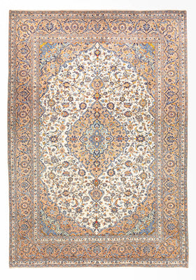 Perser Rug - Keshan - 405 x 302 cm - dark beige