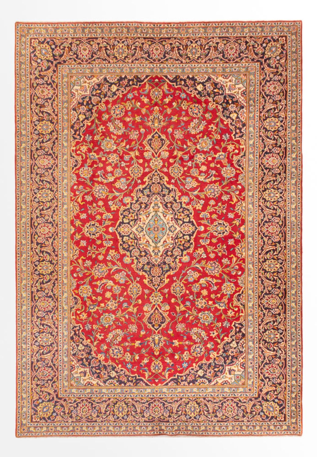 Perser Rug - Keshan - 350 x 242 cm - red