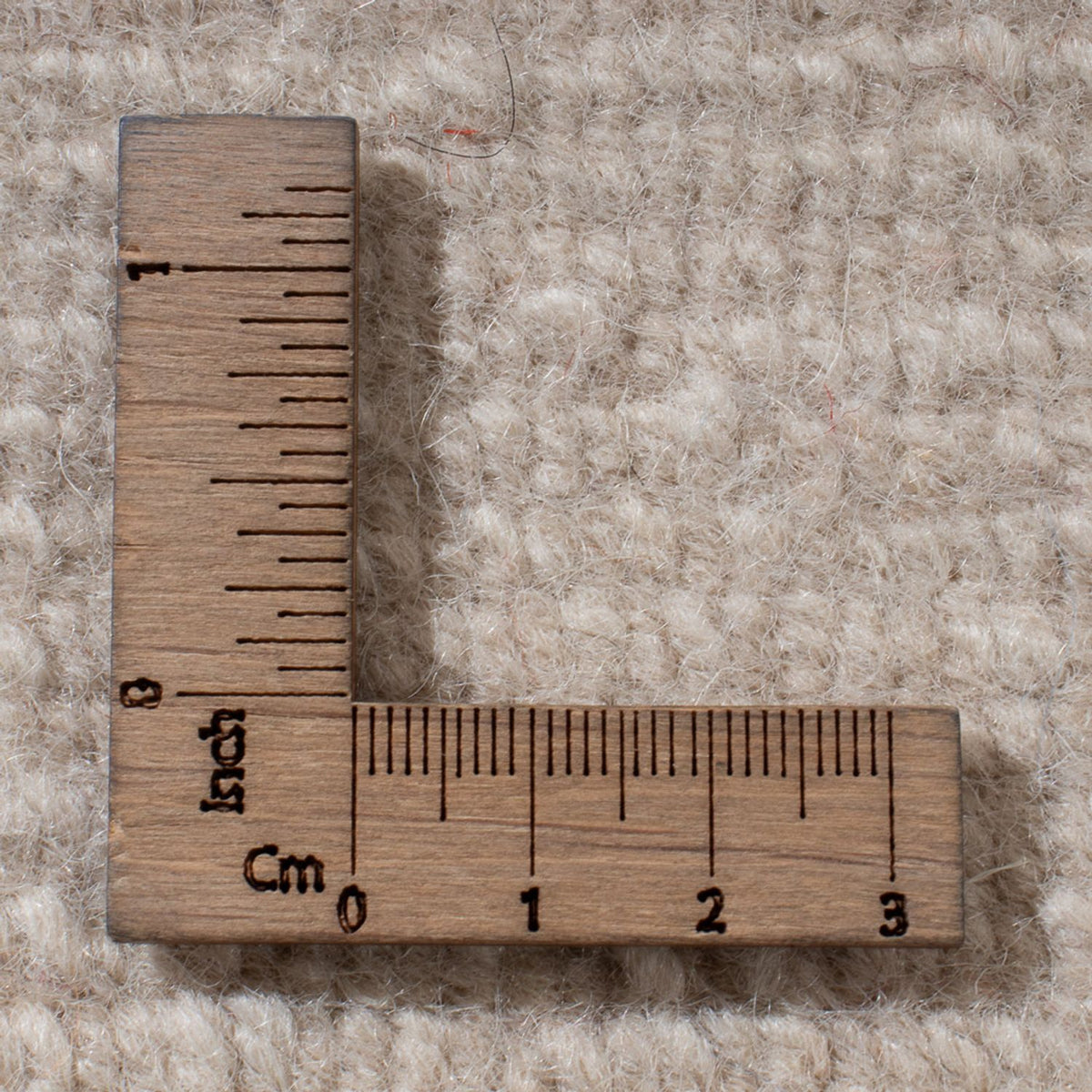 Wool Rug - 201 x 144 cm - beige