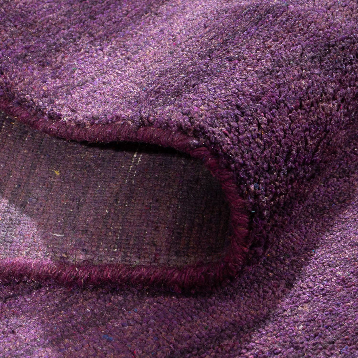 Runner Gabbeh Rug - Indus - 300 x 80 cm - purple