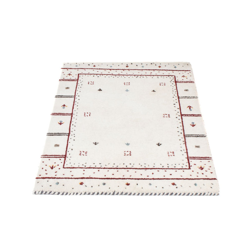 Gabbeh Rug - Loribaft Softy - 90 x 60 cm - light grey