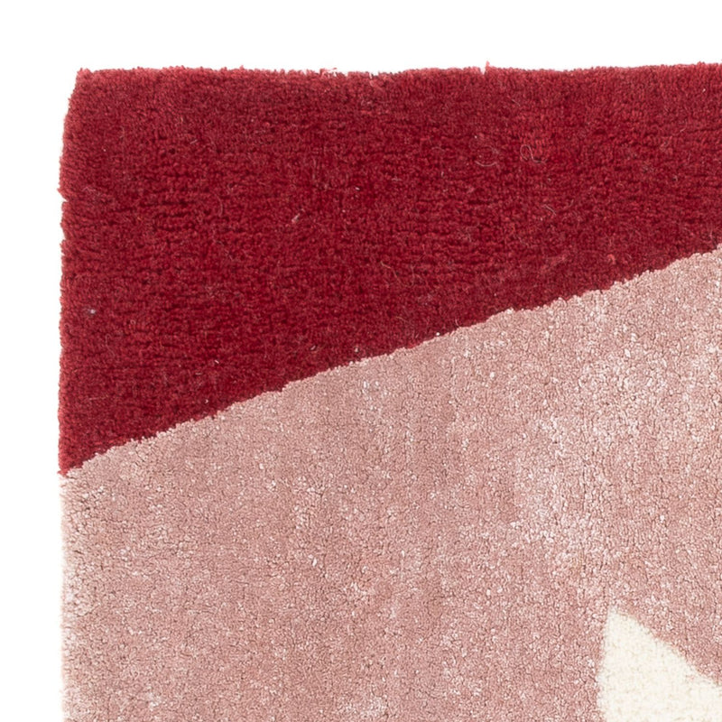 Wool Rug square  - 63 x 62 cm - multicolored