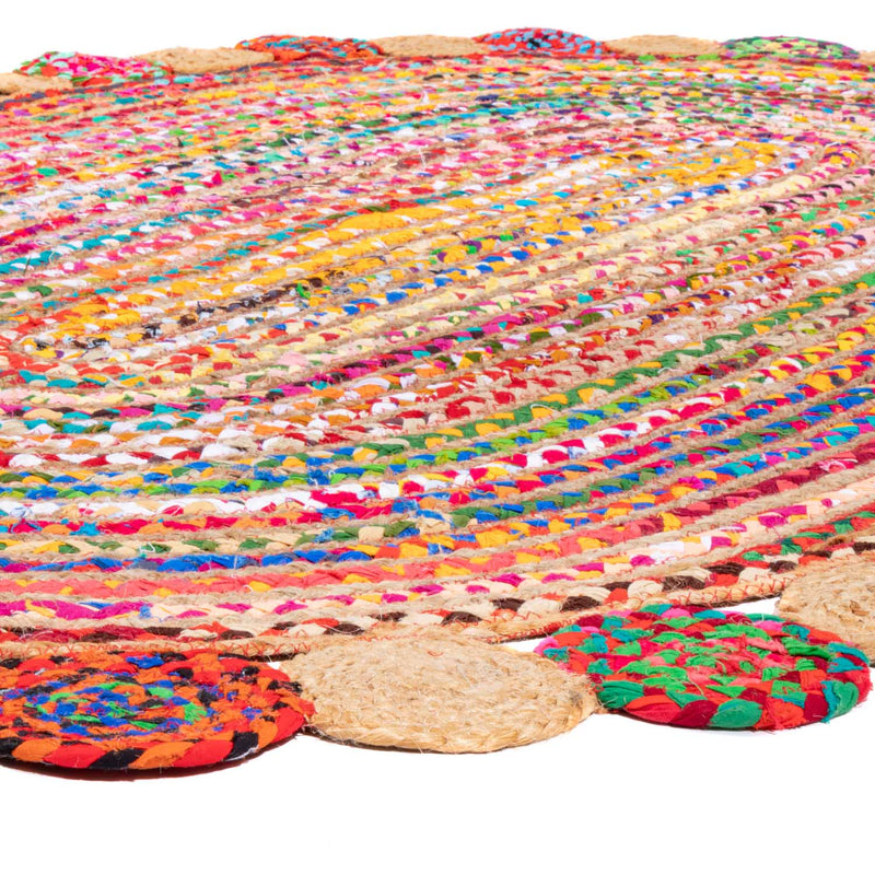 Jute Carpet Rug Lerina - Wool Rug
