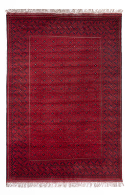 Afghan Rug - Bukhara - 294 x 195 cm - red
