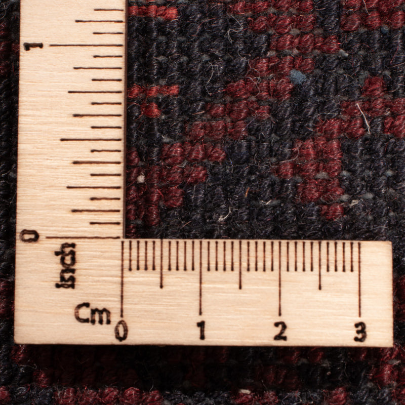 Runner Afghan Rug - 293 x 78 cm - red