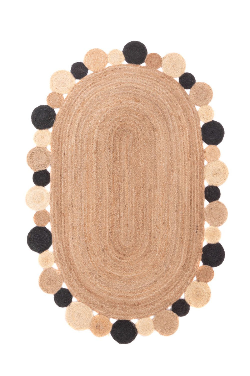 Jute Carpet Rug Boldo - Wool Rug
