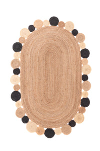 Jute Carpet Rug Boldo - Wool Rug – product image