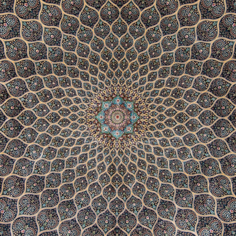 Perser Rug - Ghom - 300 x 200 cm - dark blue