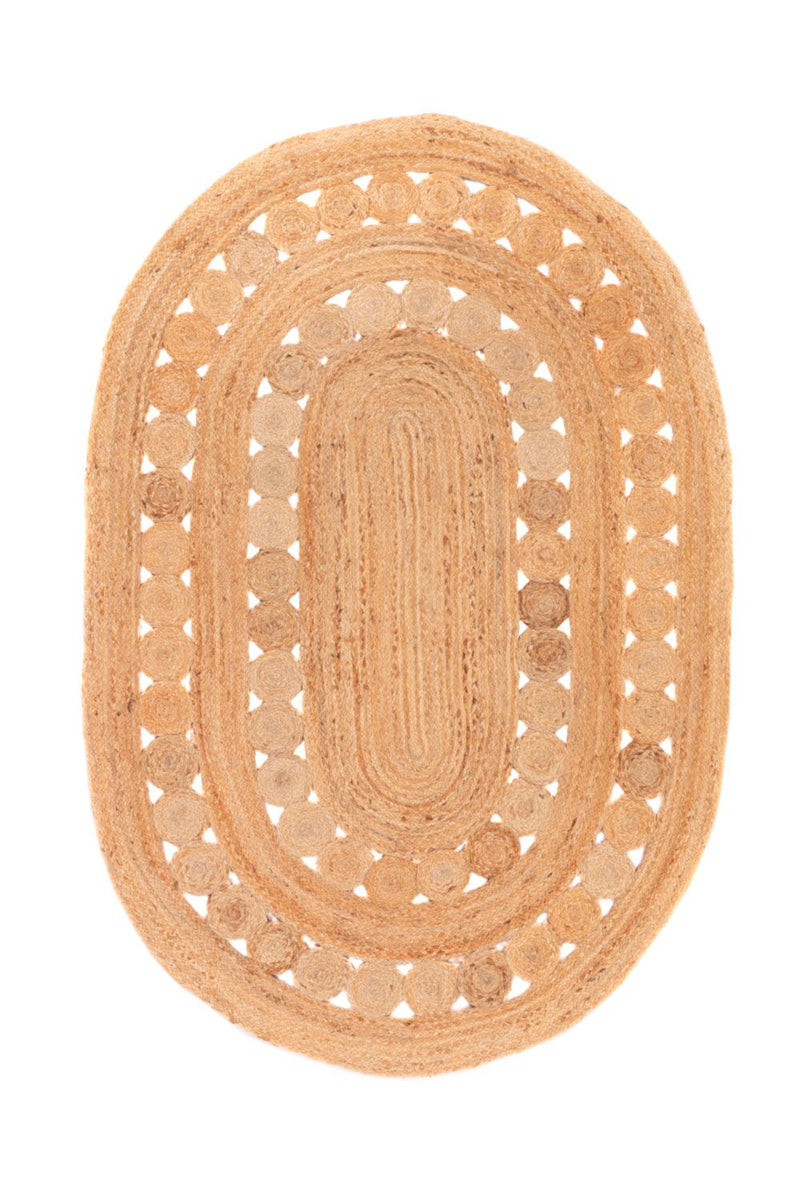 Jute Carpet Rug Darcia - Wool Rug