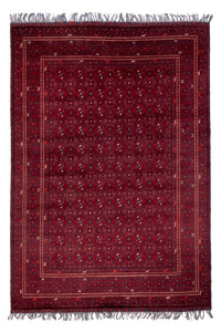 Afghan Rug - Bukhara - 284 x 195 cm - red