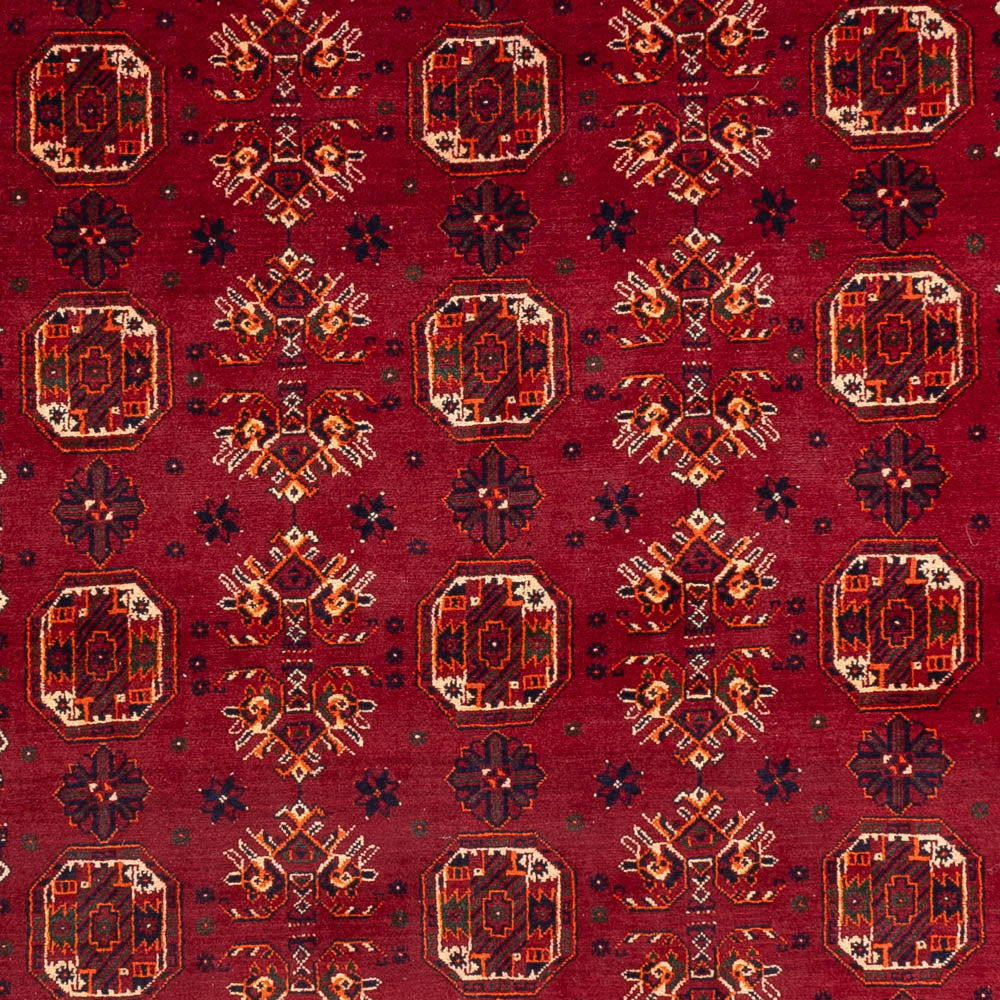 Afghan Rug - Bukhara - 284 x 194 cm - red