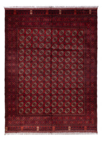 Afghan Rug - Bukhara - 334 x 252 cm - dark red