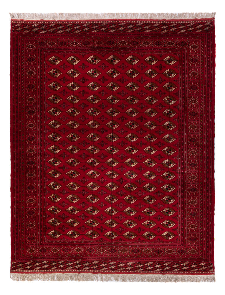 Afghan Rug - Bukhara - 382 x 300 cm - red