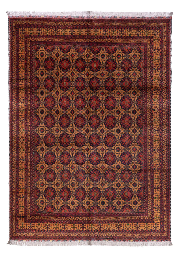 Afghan Rug - 334 x 248 cm - dark beige