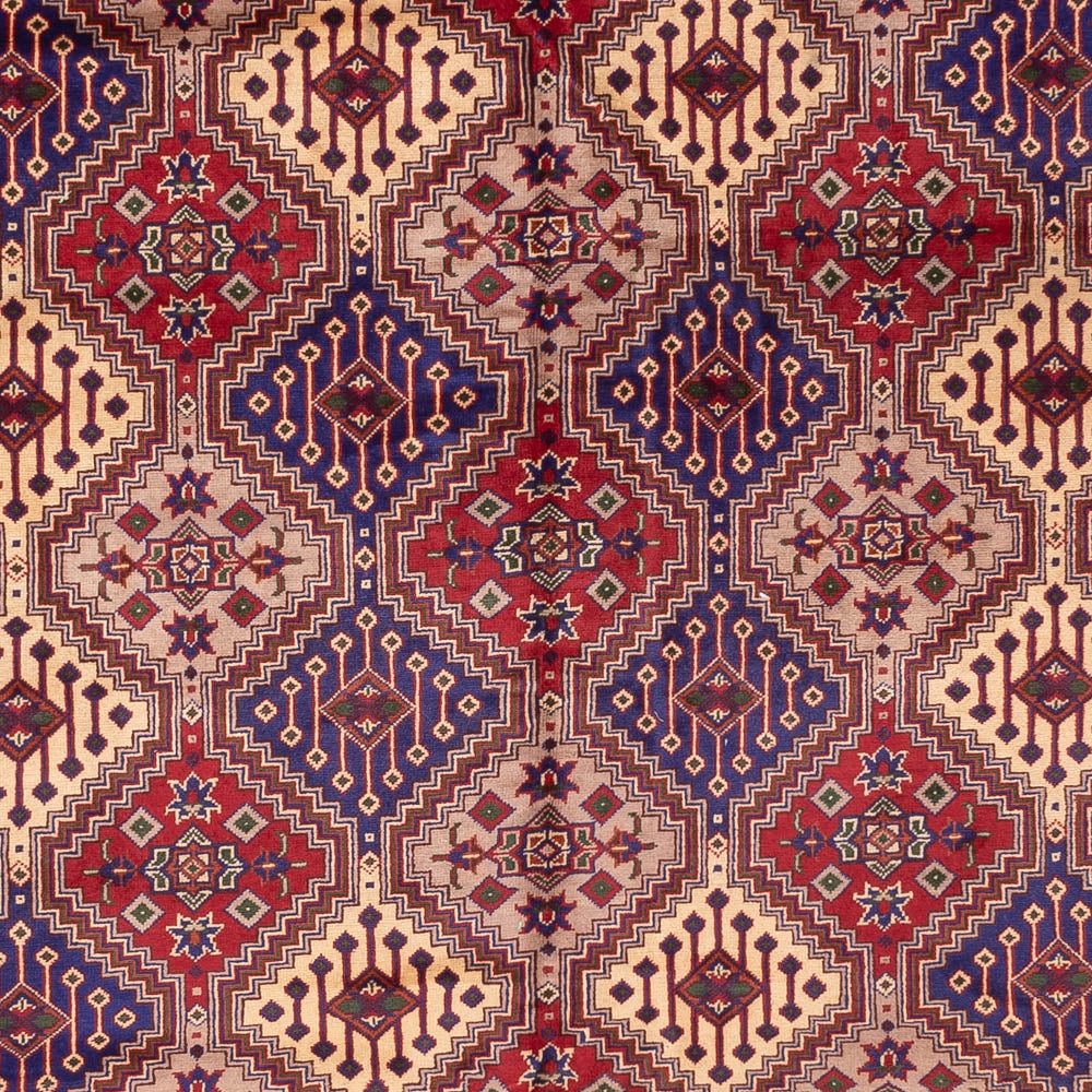 Runner Afghan Rug - 403 x 296 cm - dark beige