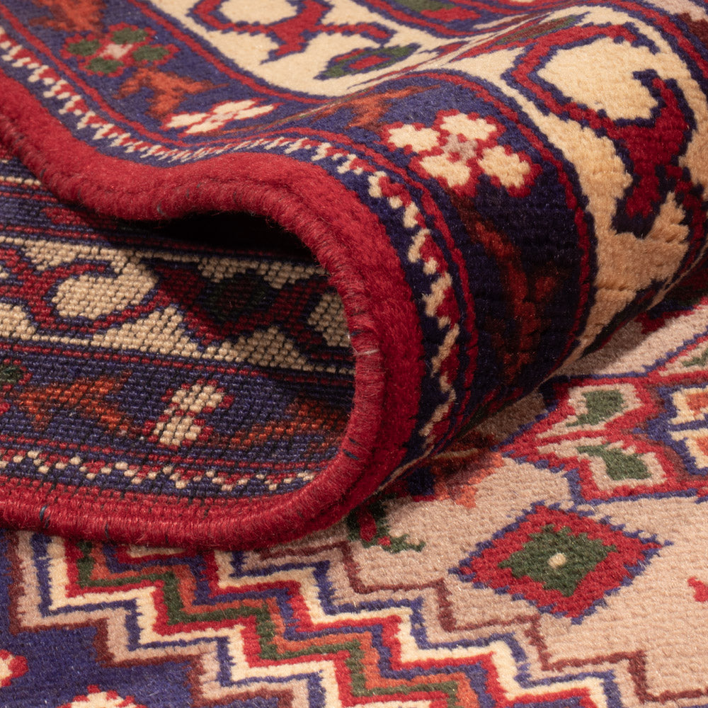 Runner Afghan Rug - 403 x 296 cm - dark beige