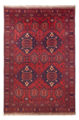 Afghan Rug - 303 x 200 cm - red