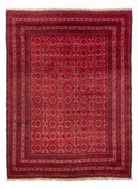 Afghan Rug - 275 x 203 cm - red