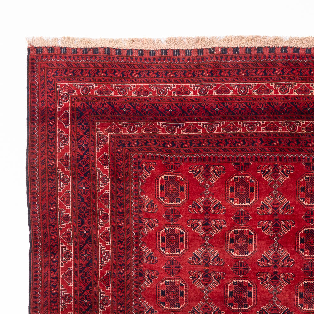 Afghan Rug - 275 x 203 cm - red