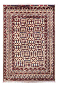 Afghan Rug - 281 x 194 cm - light beige