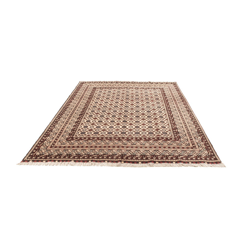 Afghan Rug - 281 x 194 cm - light beige