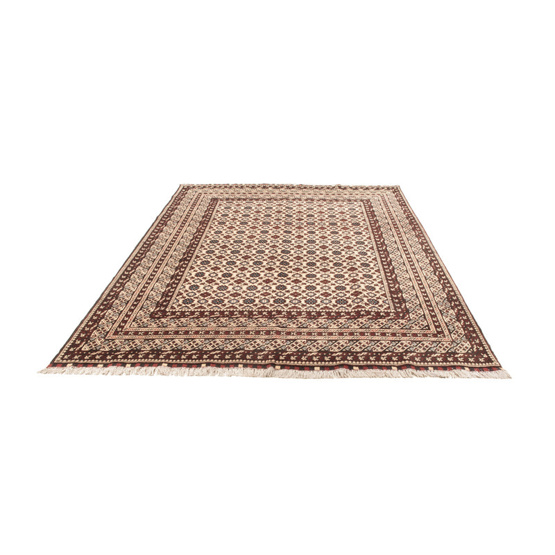 Afghan Rug - 281 x 194 cm - light beige