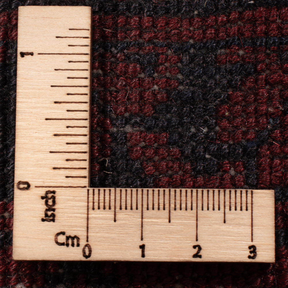 Runner Afghan Rug - 295 x 79 cm - red