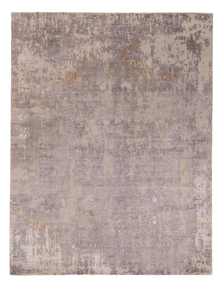Designer Rug - 197 x 154 cm - silver