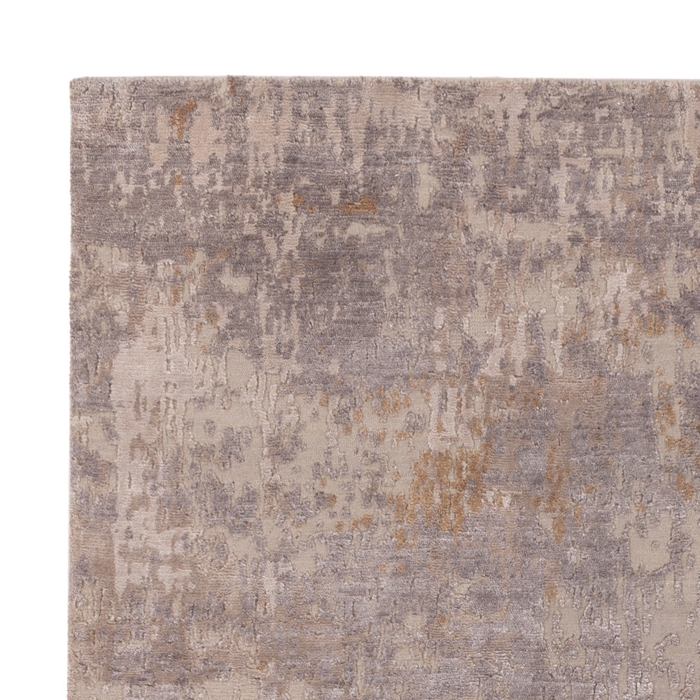 Designer Rug - 197 x 154 cm - silver