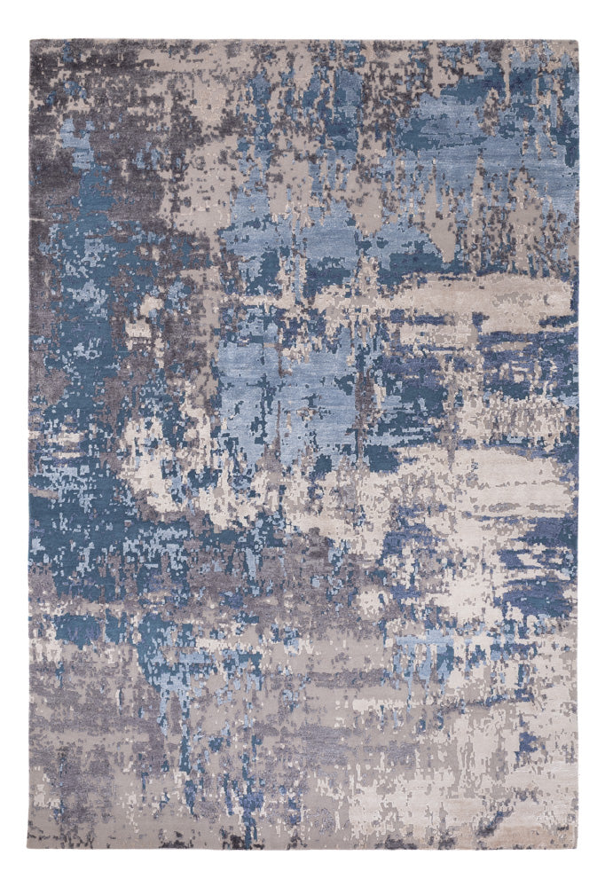 Designer Rug - 298 x 205 cm - blue