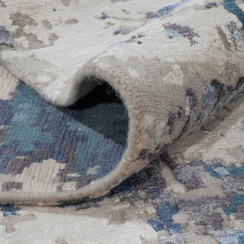 Designer Rug - 298 x 205 cm - blue